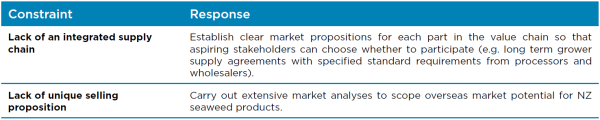 Constraints and responses for brand and IP